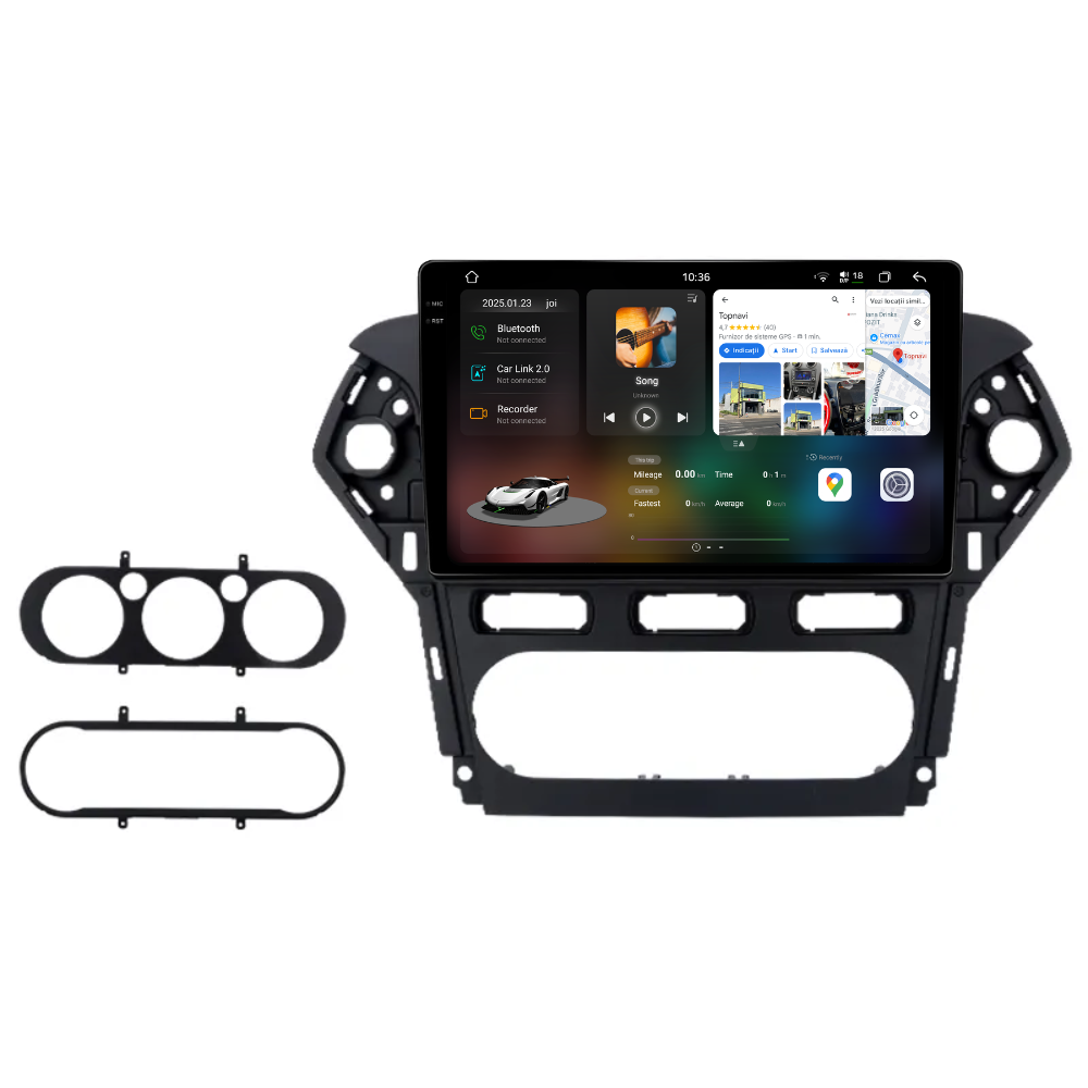 Navigatie Ford Mondeo (2007-2014), Android, Ecran 9 inch 2K, 12GB RAM 256GB, 8-core