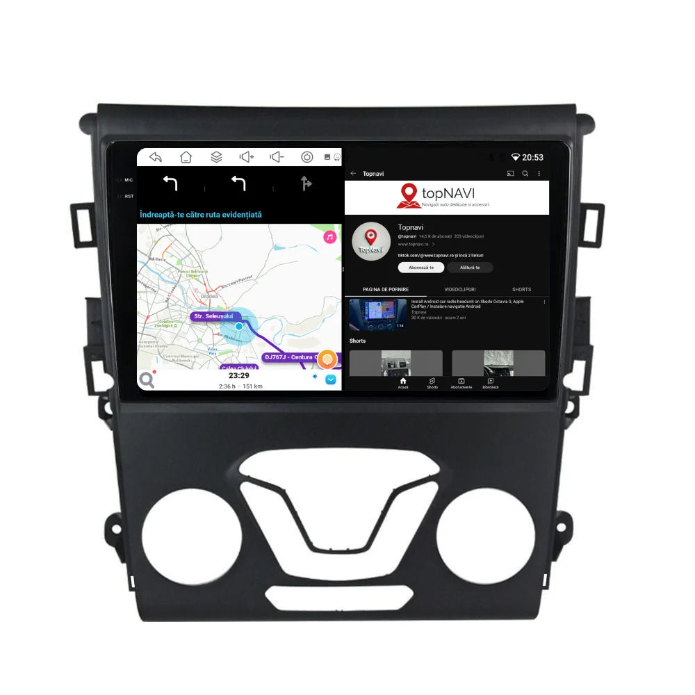 Navigatie Ford Mondeo (2014-2022), Android, Ecran 9 inch, 6GB RAM 128GB, 8-core