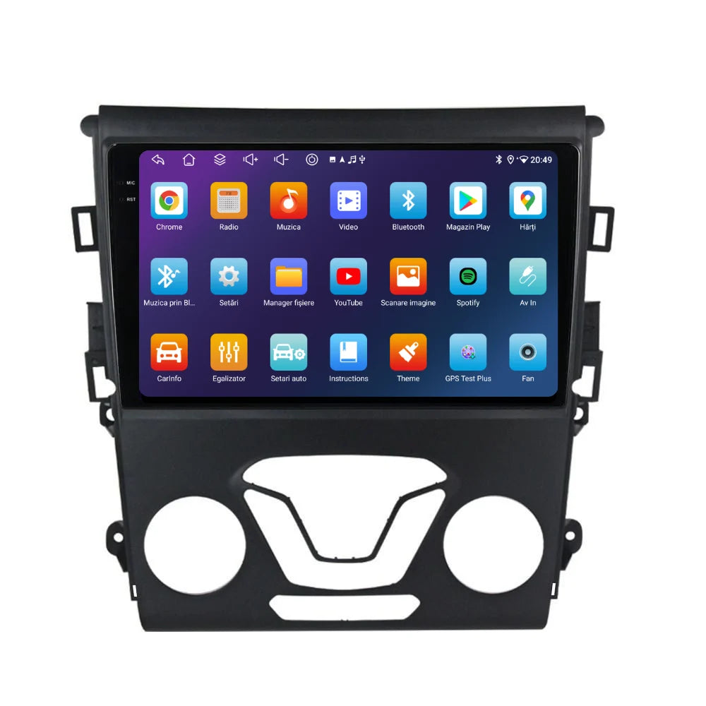 Navigatie Ford Mondeo (2014-2022), Android, Ecran 9 inch, 6GB RAM 128GB, 8-core