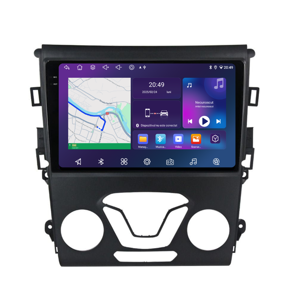 Navigatie Ford Mondeo (2014-2022), Android, Ecran 9 inch, 6GB RAM 128GB, 8-core