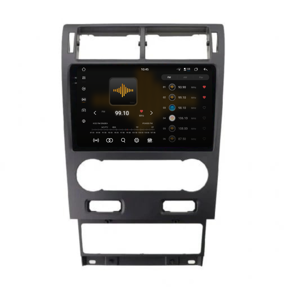 Navigatie Ford Mondeo 3 (2004-2007), Android, Ecran 9 inch 2K, 12GB RAM 256GB, 8-core