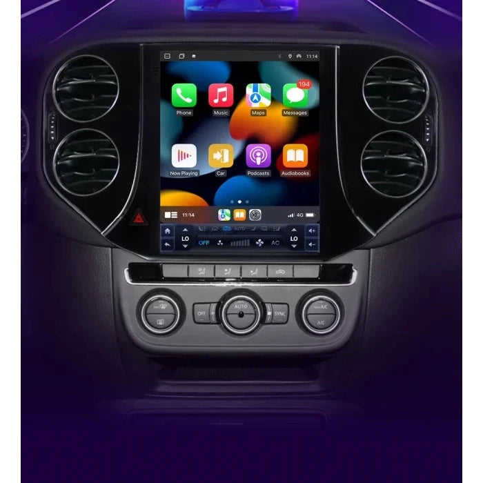 Navigatie Volkswagen Tiguan (2007-2016),Ecran Tesla 9.7 inch, Android, 4GB RAM 64GB, carplay / android auto, waze