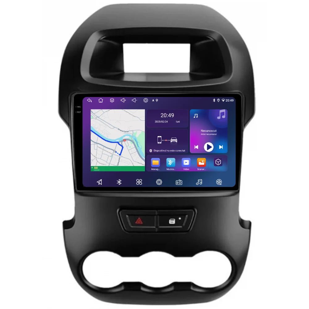 Navigatie Ford Ranger (2011-2016), Android, Ecran 9 inch, 4GB RAM 64GB, 8-core