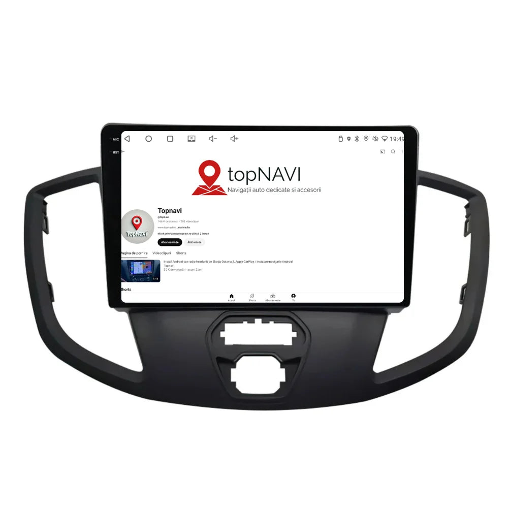 Navigatie Ford Transit (2014-2020), Android, Ecran 9 inch, 6GB RAM 128GB, 8-core