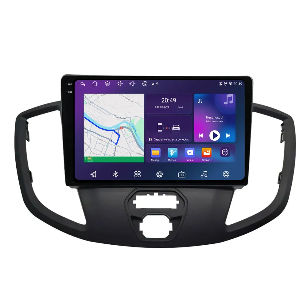 Navigatie Ford Transit (2014-2020), Android, Ecran 9 inch, 4GB RAM 64GB, 8-core