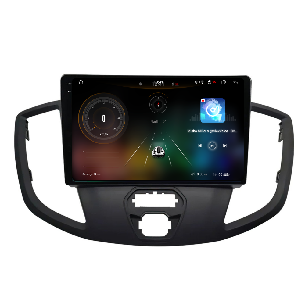 Navigatie Ford Transit (2014-2020) Android, Ecran 9 inch 2K, 12GB RAM 256GB, 8-core