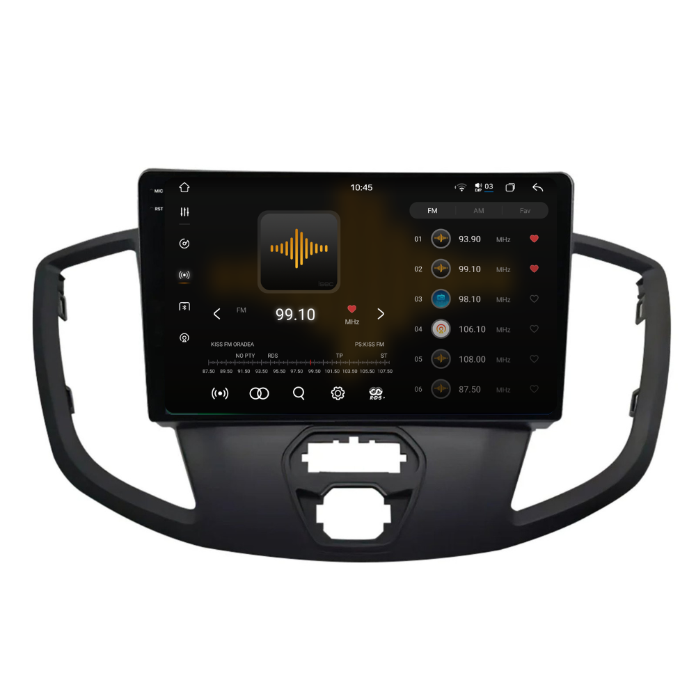 Navigatie Ford Transit (2014-2020) Android, Ecran 9 inch 2K, 12GB RAM 256GB, 8-core