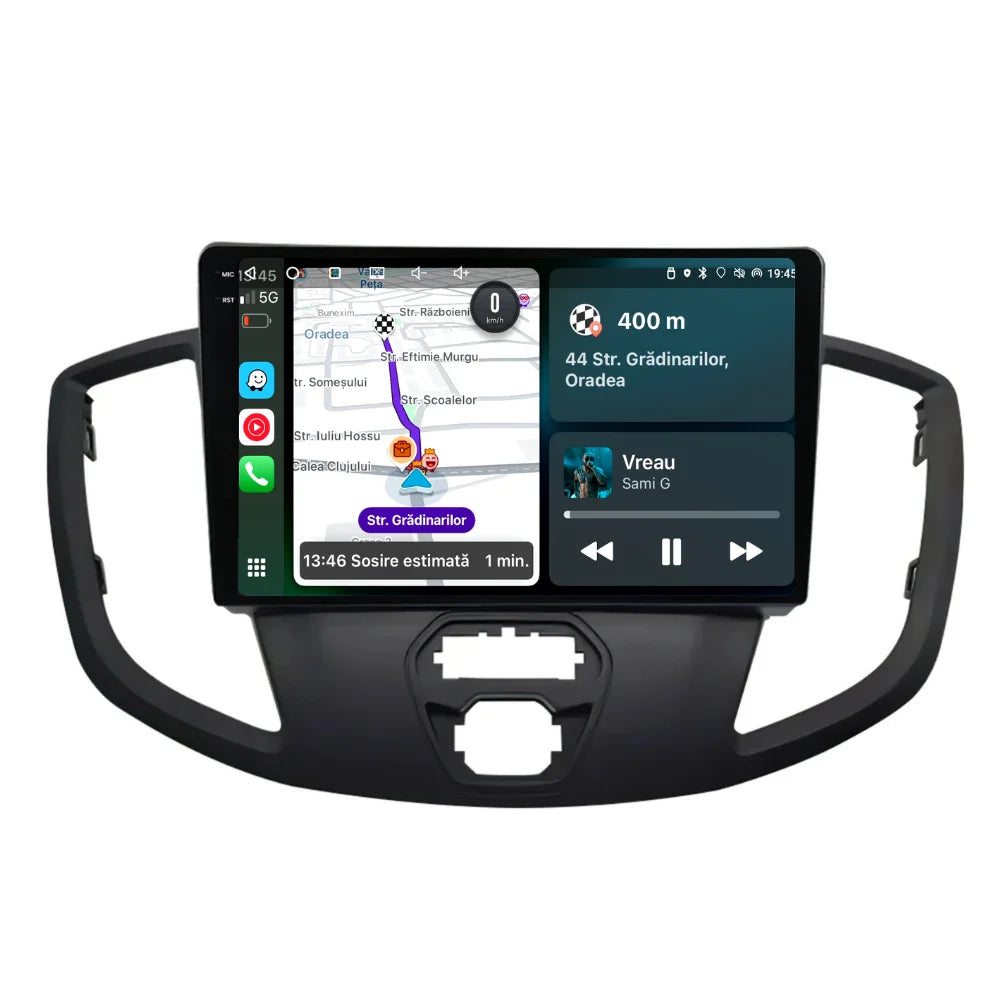 Navigatie Ford Transit (2014-2020) Android, Ecran 9 inch 2K, 12GB RAM 256GB, 8-core
