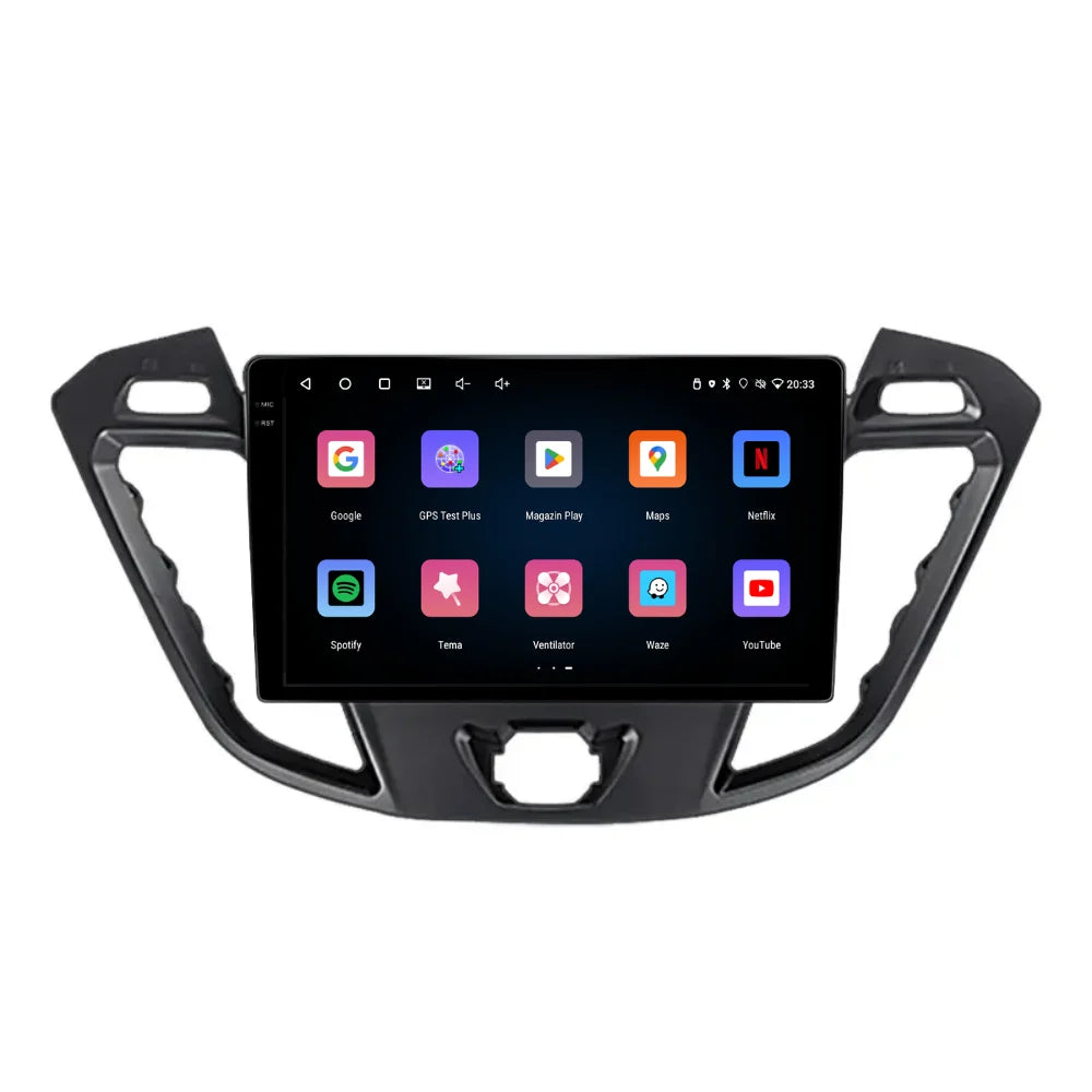 Navigatie Ford Transit Custom (2014-2020), Android, Ecran 9 inch, 4GB RAM 64GB, 4-core