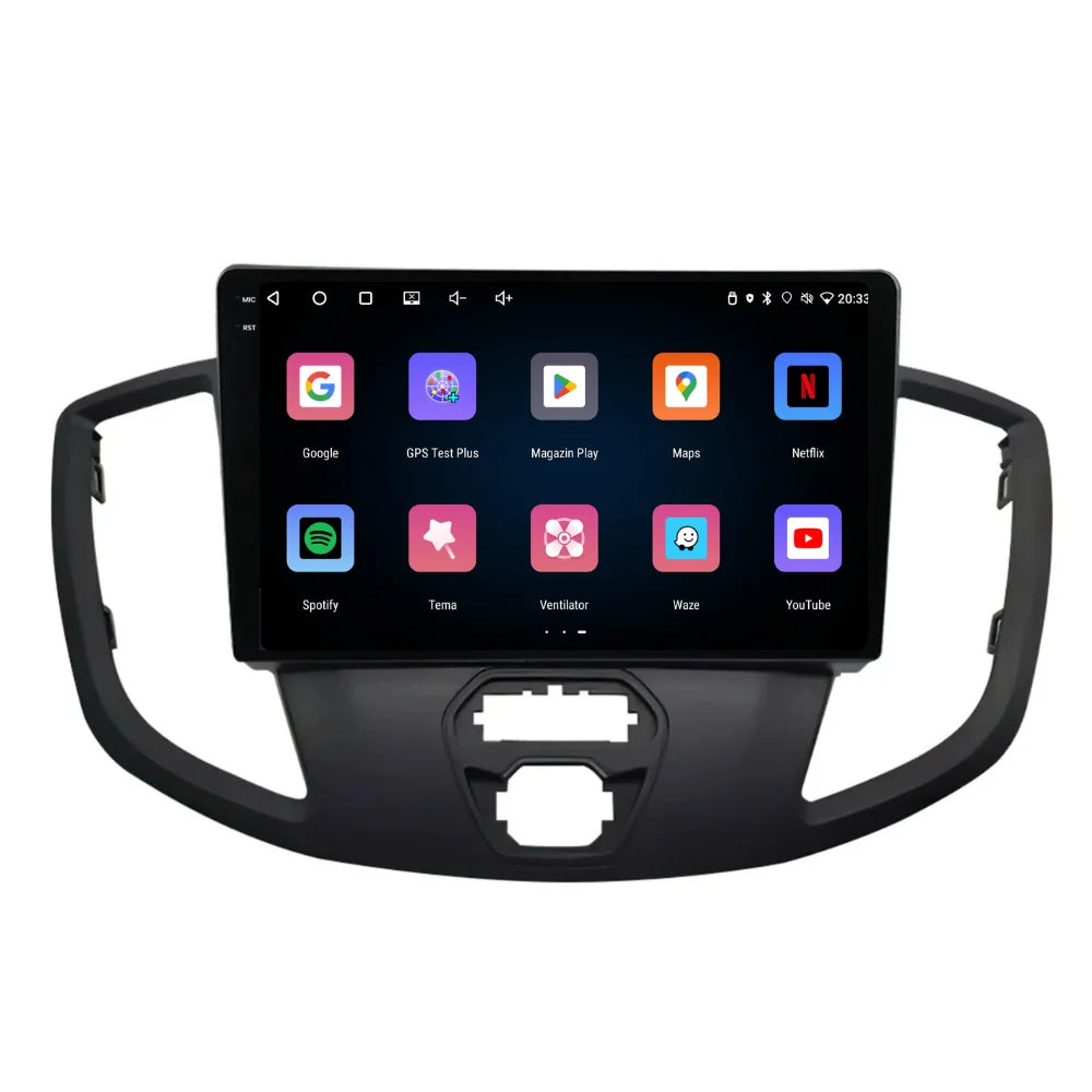 Navigatie Ford Transit (2014-2020), Android, Ecran 9 inch, 4GB RAM 64GB, 8-core