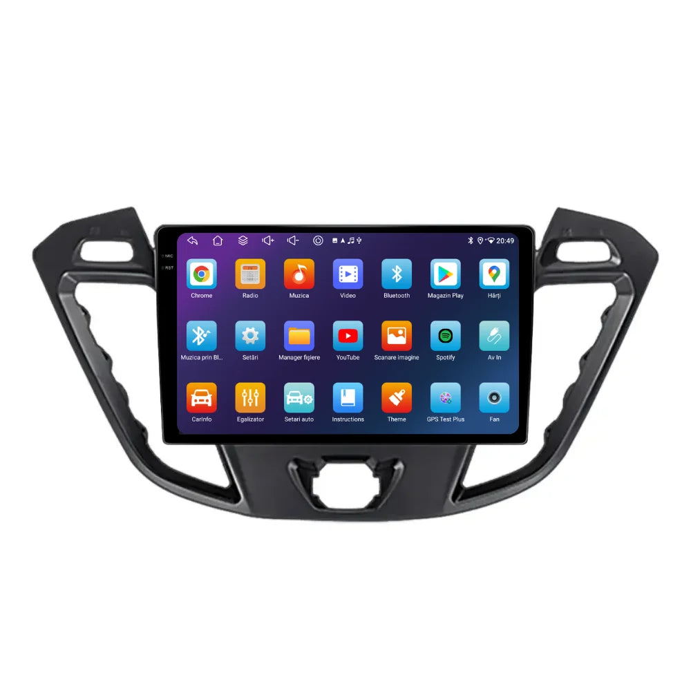 Navigatie Ford Transit Custom (2013-2020), Android, Ecran 9 inch, 6GB RAM 128GB, 8-core
