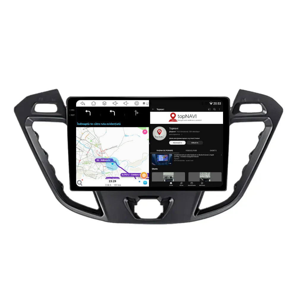 Navigatie Ford Transit Custom (2013-2020) Android, Ecran 2K, 8GB RAM 256GB, 8-core