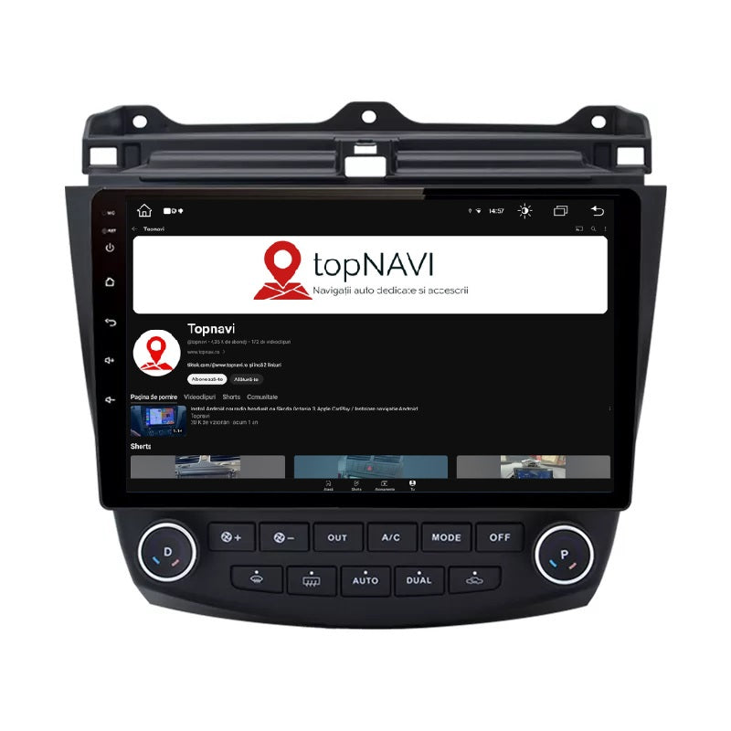 Navigatie Honda Accord (2003-2008), Ecran 10 inch, 1GB RAM 32GB