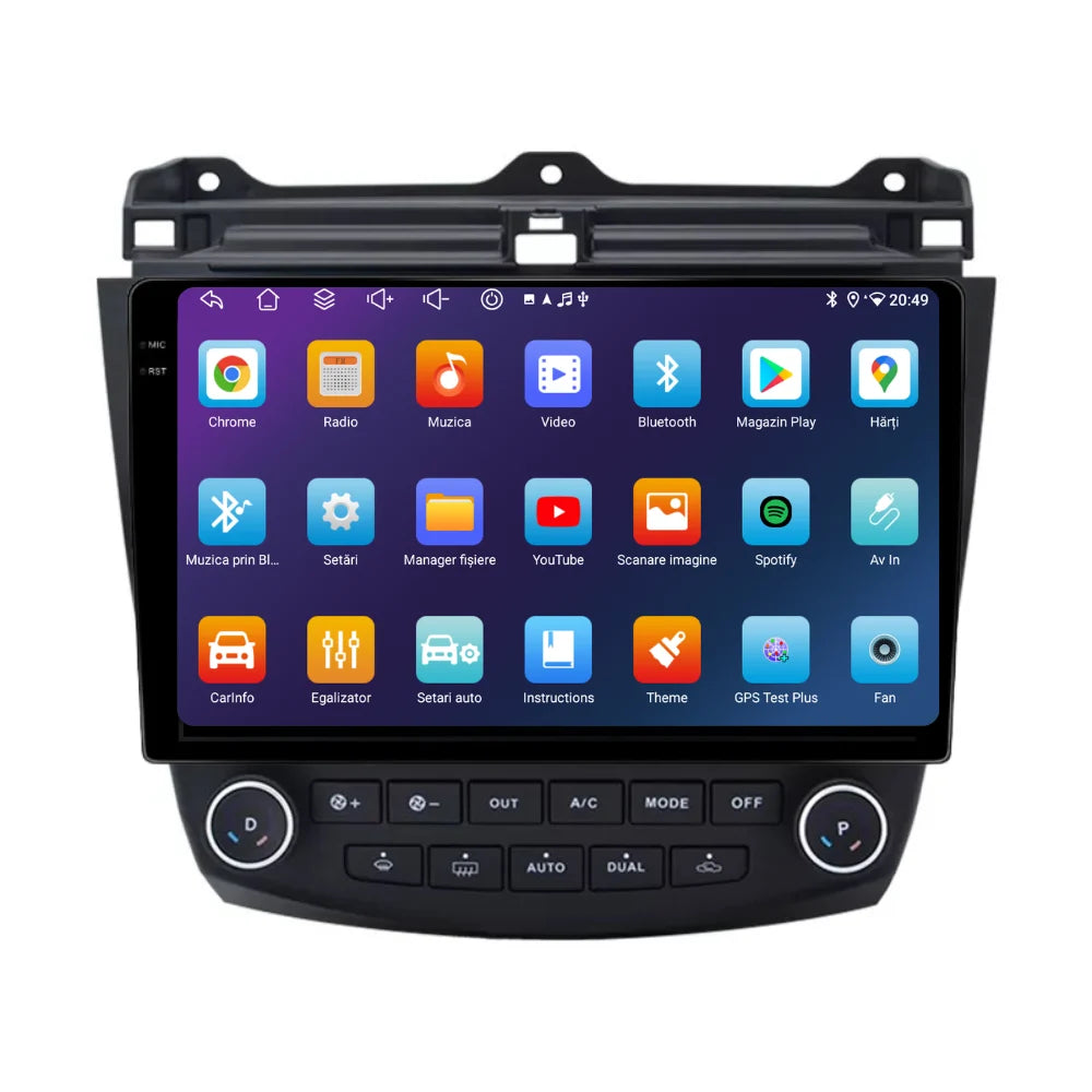 Navigatie Honda Accord (2003-2008), Ecran 10 inch, 6GB RAM 128GB, 8-core