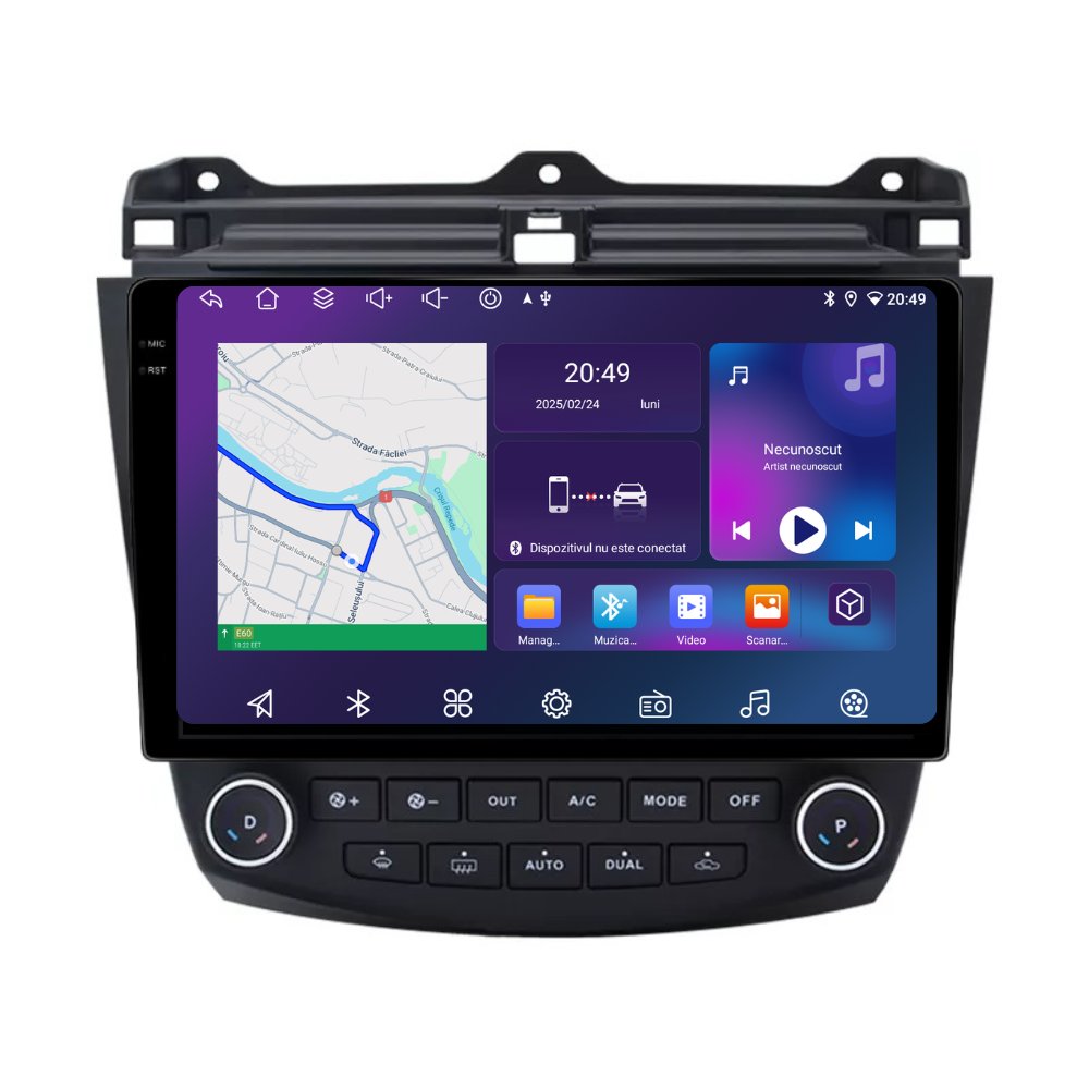 Navigatie Honda Accord (2003-2008), Ecran 10 inch, 6GB RAM 128GB, 8-core