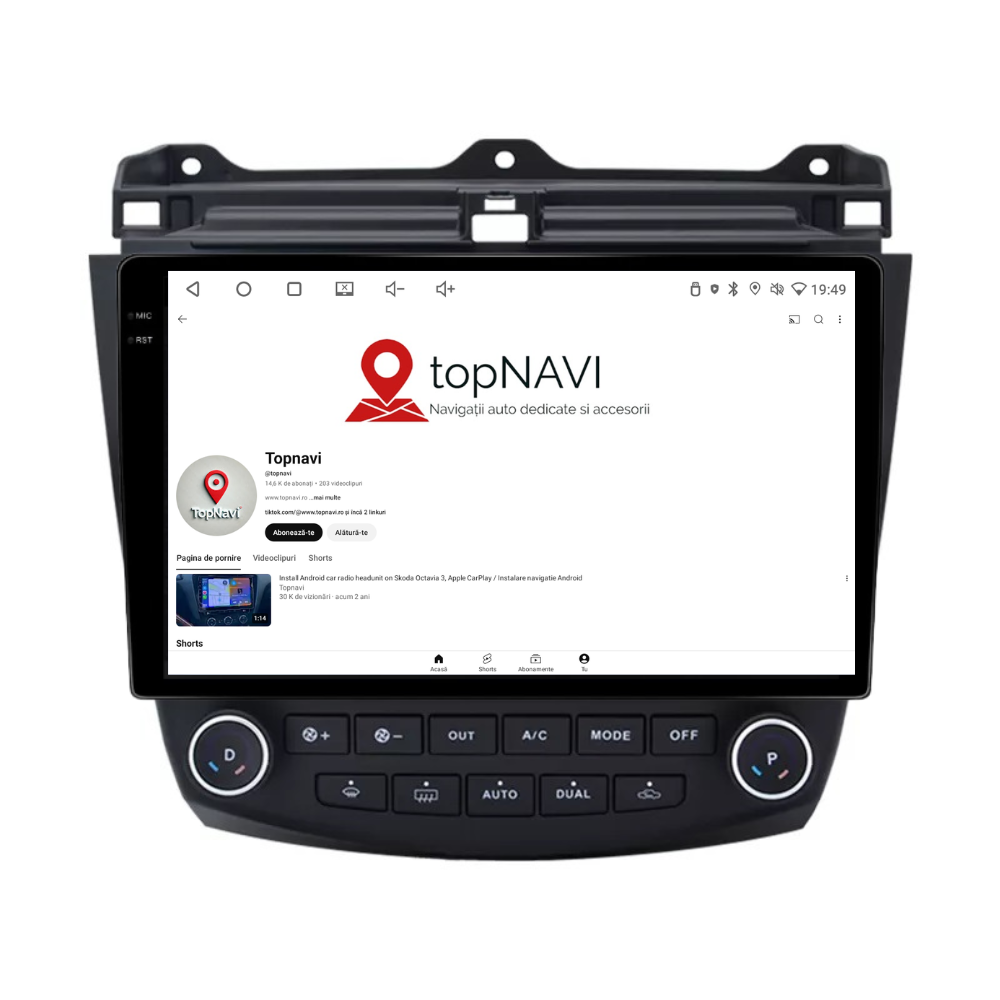 Navigatie Honda Accord (2003-2008), Ecran 10 inch, 6GB RAM 128GB, 8-core