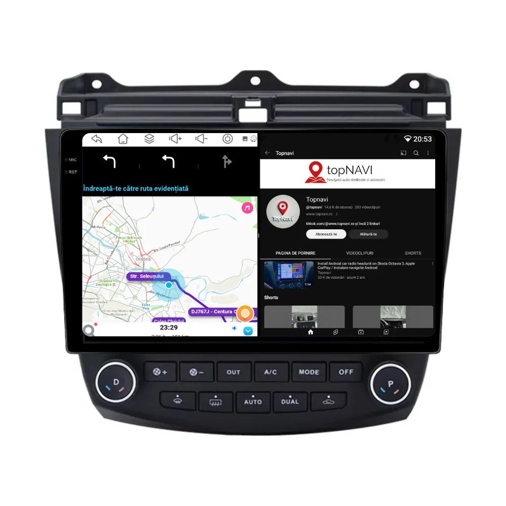 Navigatie Honda Accord (2003-2008), Ecran 10 inch, 6GB RAM 128GB, 8-core