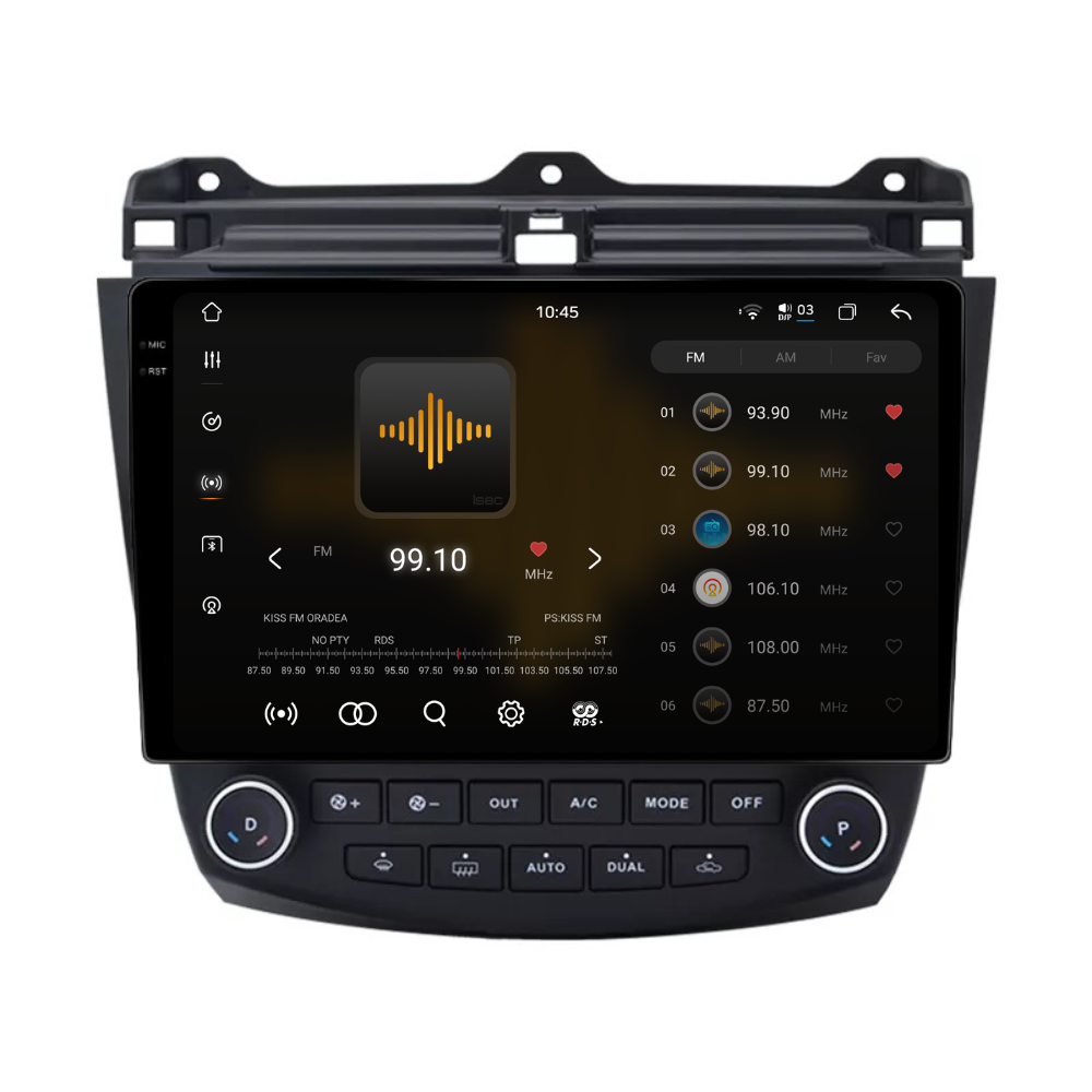 Navigatie Honda Accord (2003-2008), Ecran 10 inch 2K, 12GB RAM 256GB, 8-core