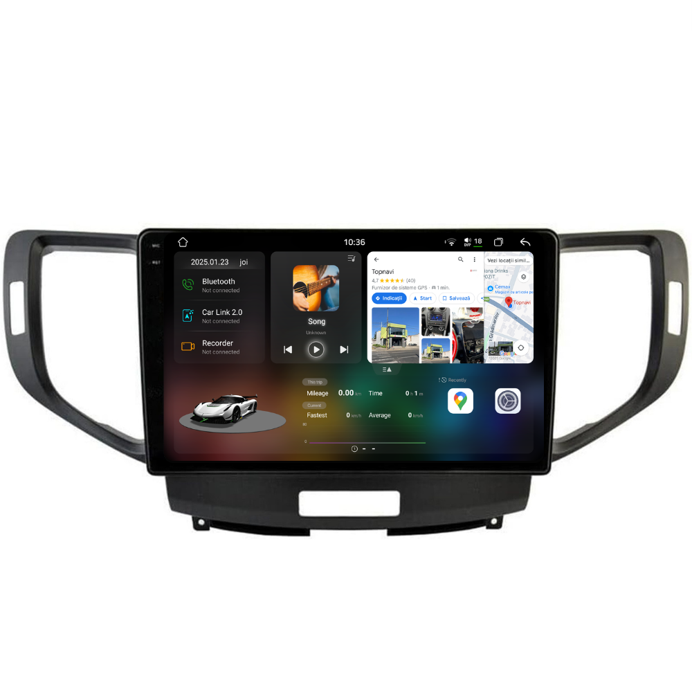 Navigatie Honda Accord (2008-2012), Ecran 9 inch 2K, 12GB RAM 256GB, 8-core