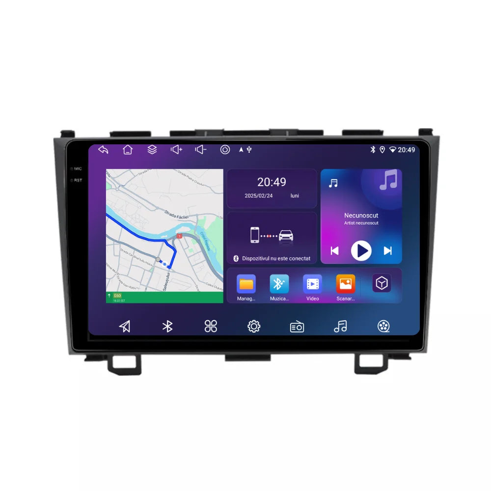 Navigatie Honda CRV (2008-2011), Ecran 9 inch, 4GB RAM 64GB, 8-core