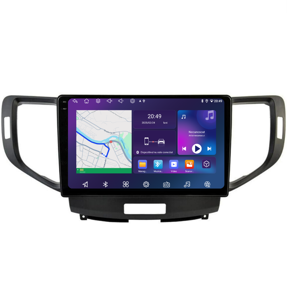 Navigatie Honda Accord (2008-2012), Ecran 9 inch, 6GB RAM 128GB, 8-core