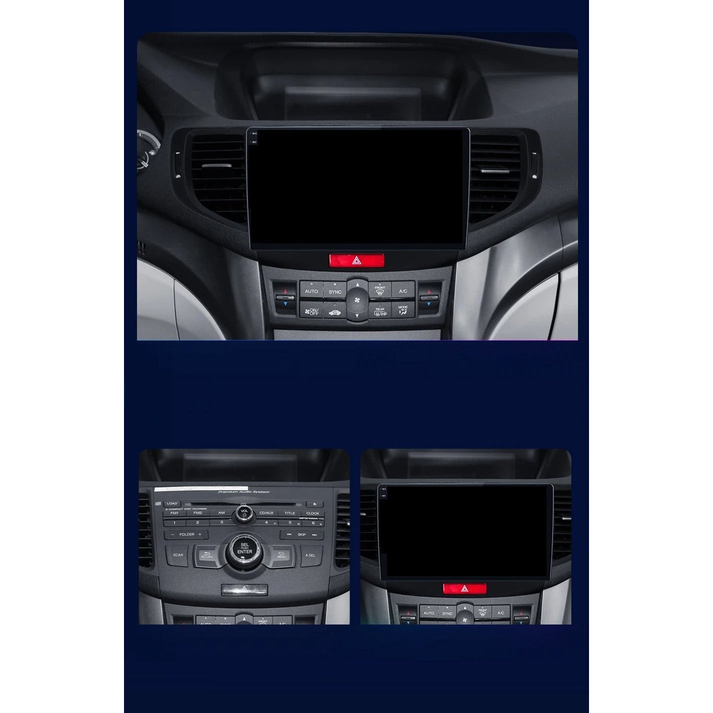 Navigatie Honda Accord (2008-2012), Ecran 9 inch, 8GB RAM 128GB, 8-core