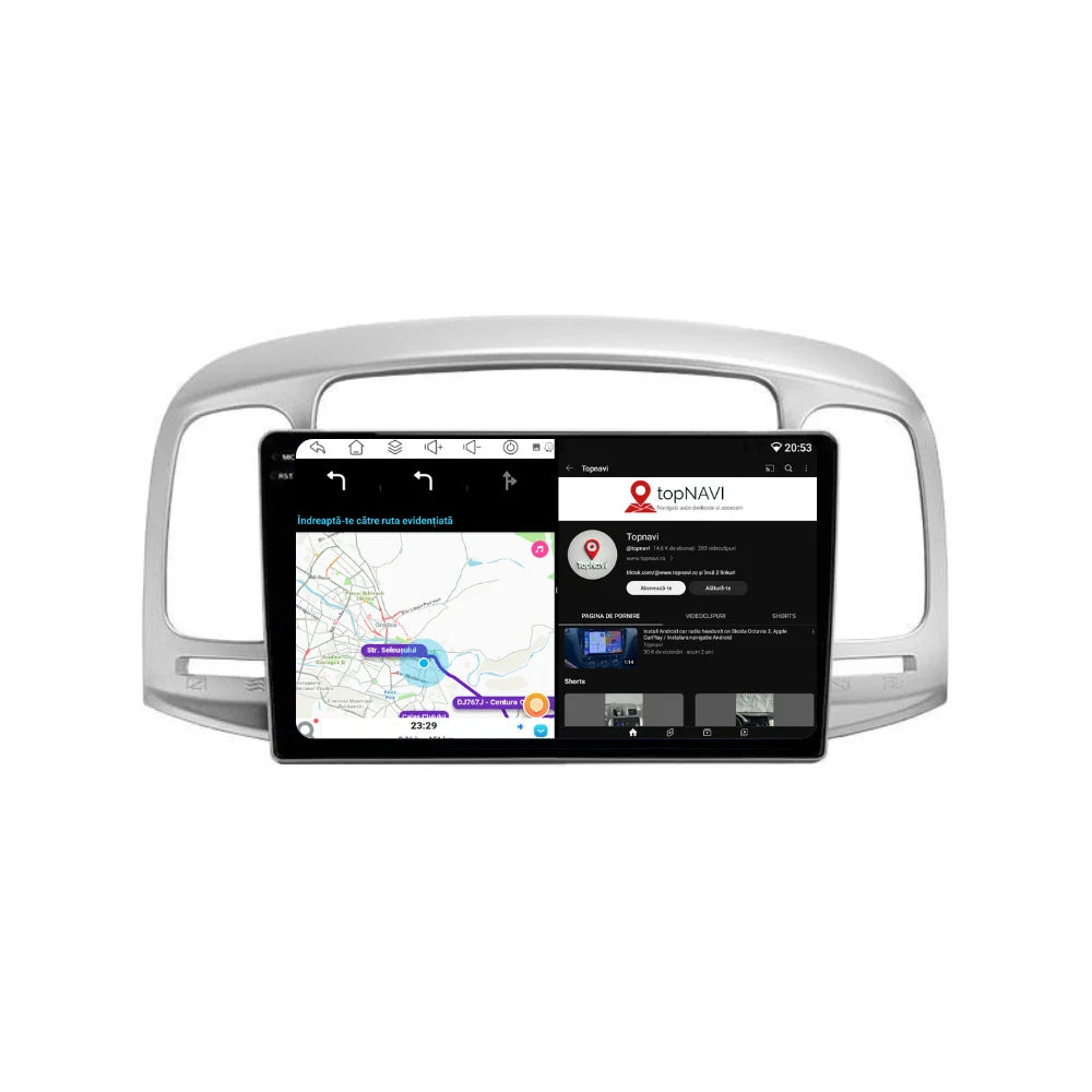 Navigatie Hyundai Accent (2007-2012), Ecran 2K, 8GB RAM 256GB, 8-core