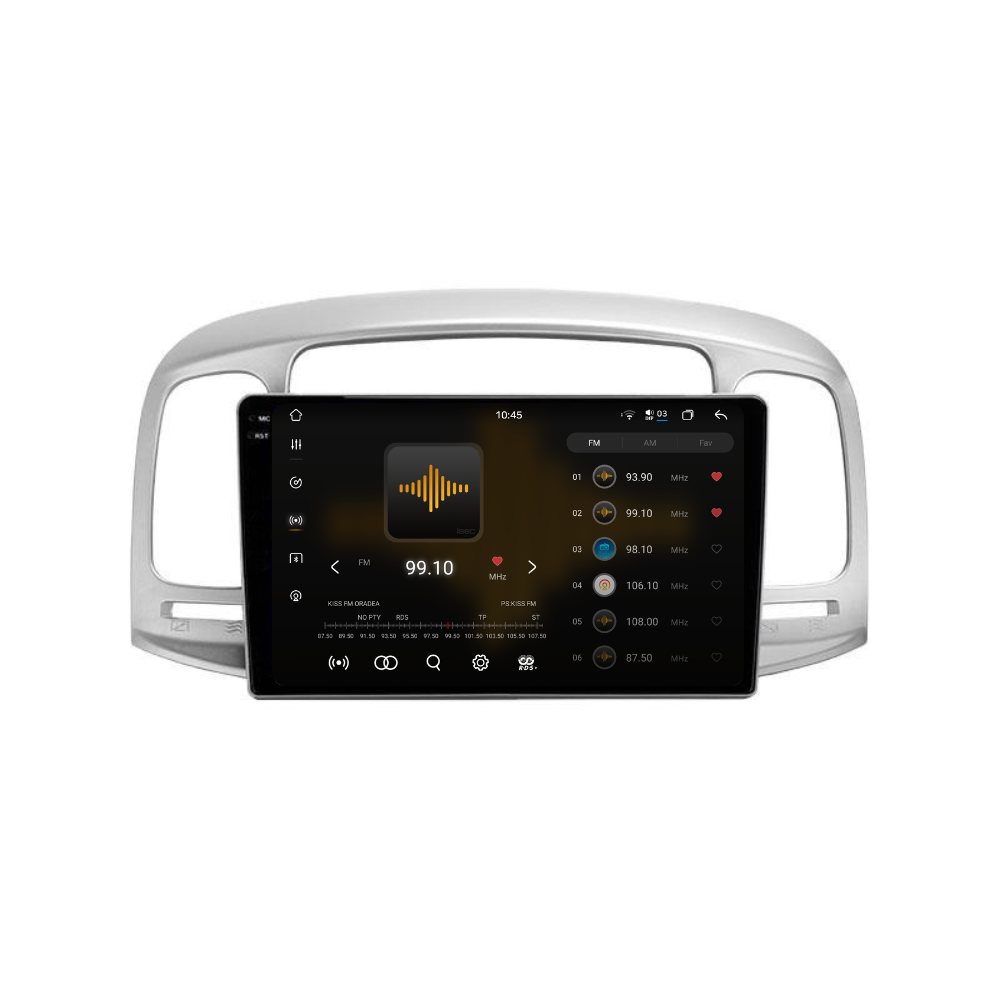 Navigatie Hyundai Accent (2007-2012), Ecran 9 inch 2K, 12GB RAM 256GB, 8-core