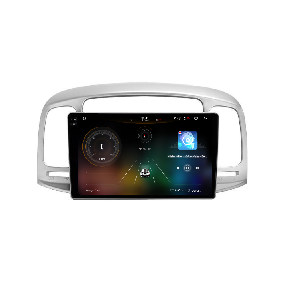 Navigatie Hyundai Accent (2007-2012), Ecran 9 inch 2K, 12GB RAM 256GB, 8-core