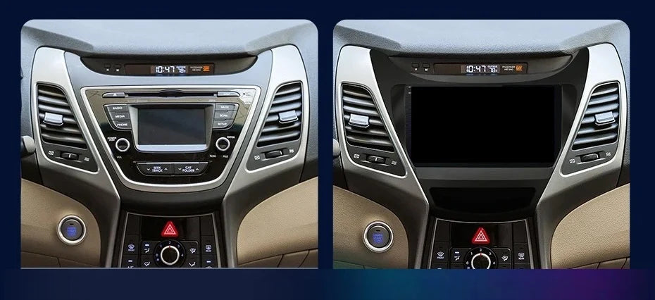 Navigatie Hyundai Elantra (2010-2016), Ecran 9 inch, 4GB RAM 64GB, 8-core