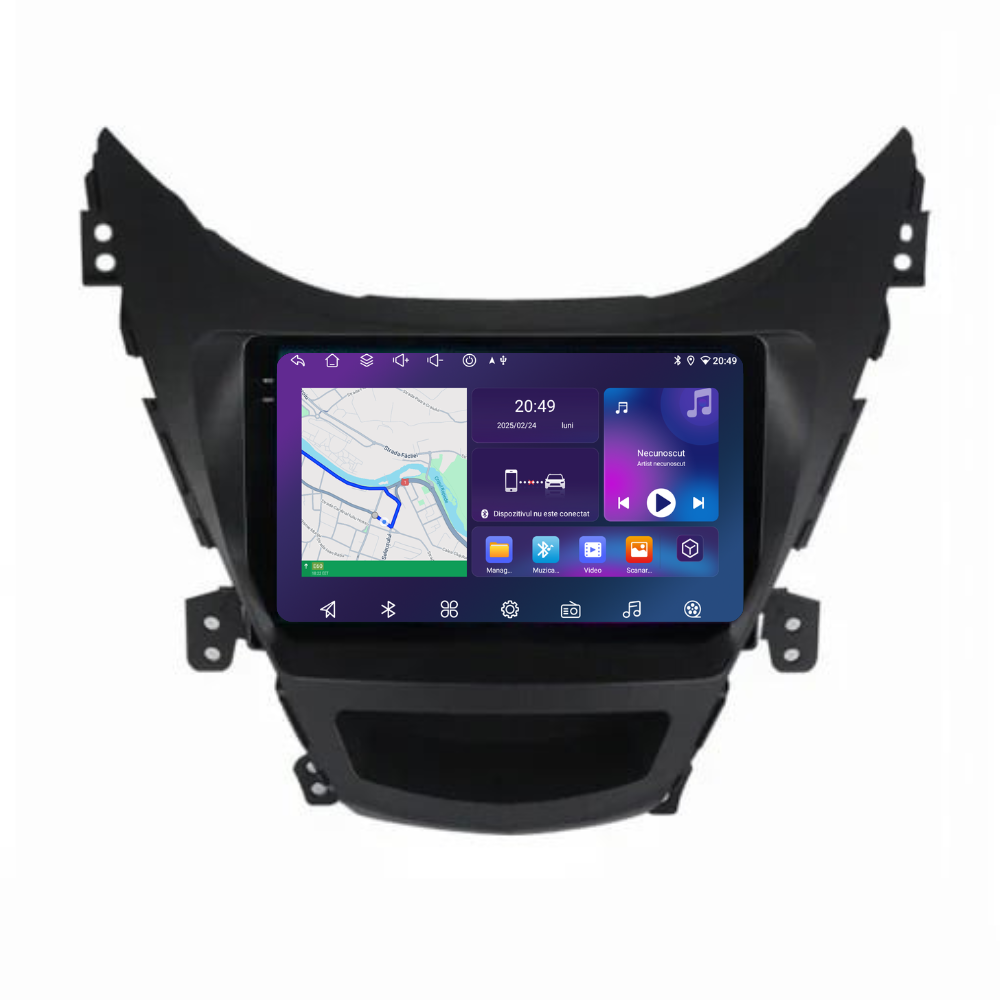 Navigatie Hyundai Elantra (2010-2016), Ecran 9 inch, 6GB RAM 128GB, 8-core