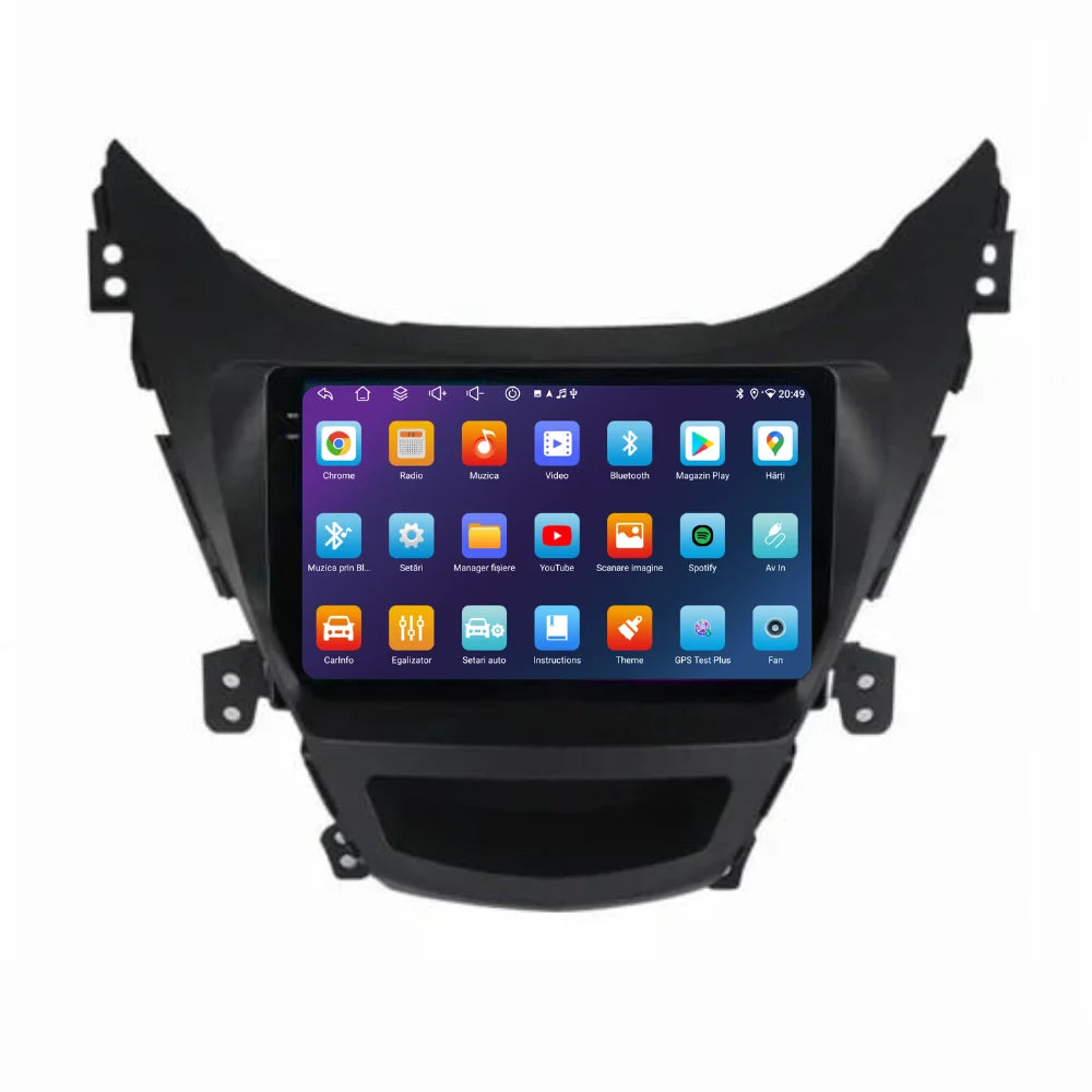 Navigatie Hyundai Elantra (2010-2016), Ecran 9 inch, 6GB RAM 128GB, 8-core