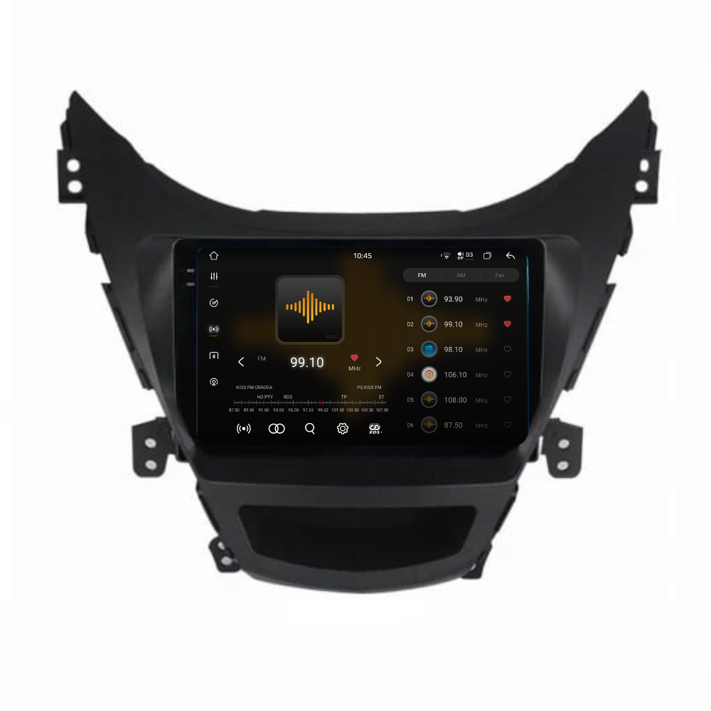 Navigatie Hyundai Elantra (2010-2016), Ecran 9 inch 2K, 12GB RAM 256GB, 8-core