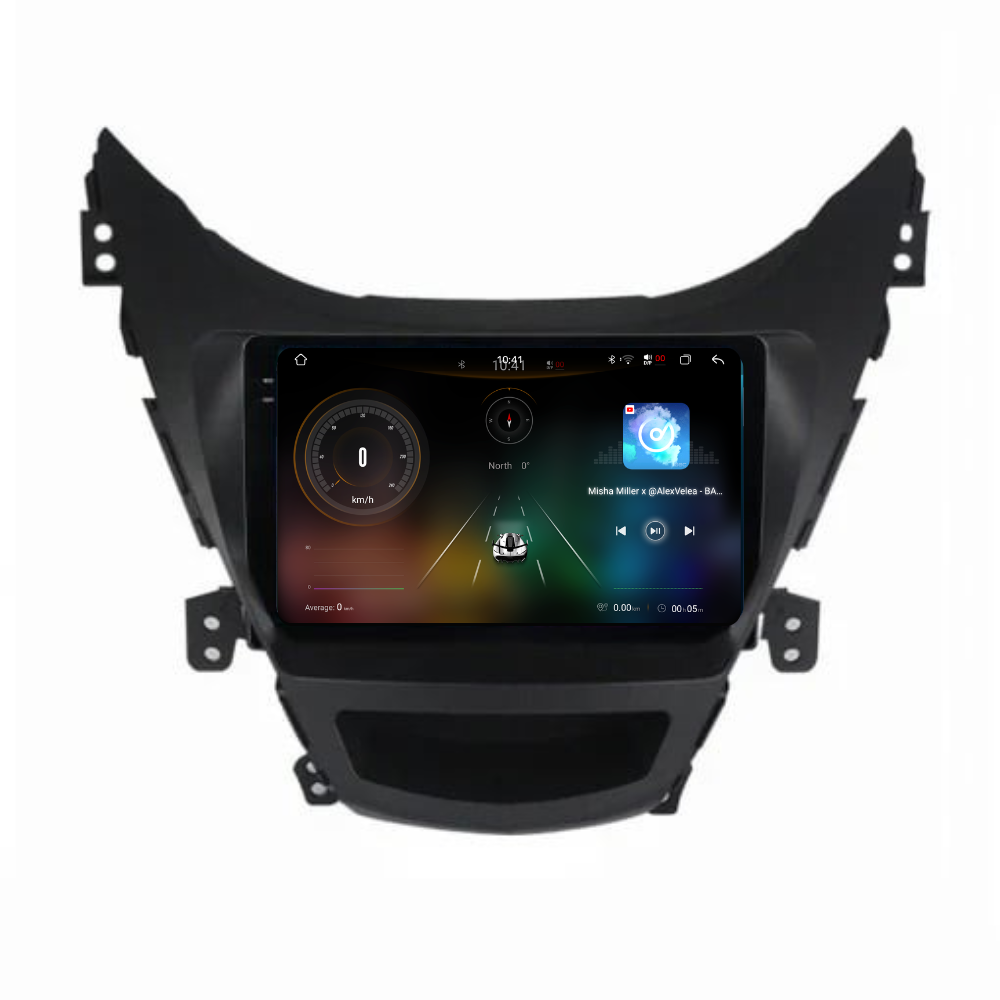 Navigatie Hyundai Elantra (2010-2016), Ecran 9 inch 2K, 12GB RAM 256GB, 8-core