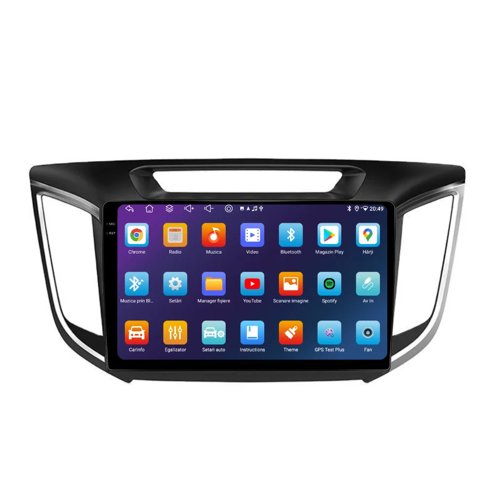 Navigatie Hyundai ix25 (2015-2019), Ecran 9 inch, 6GB RAM 128GB, 8-core