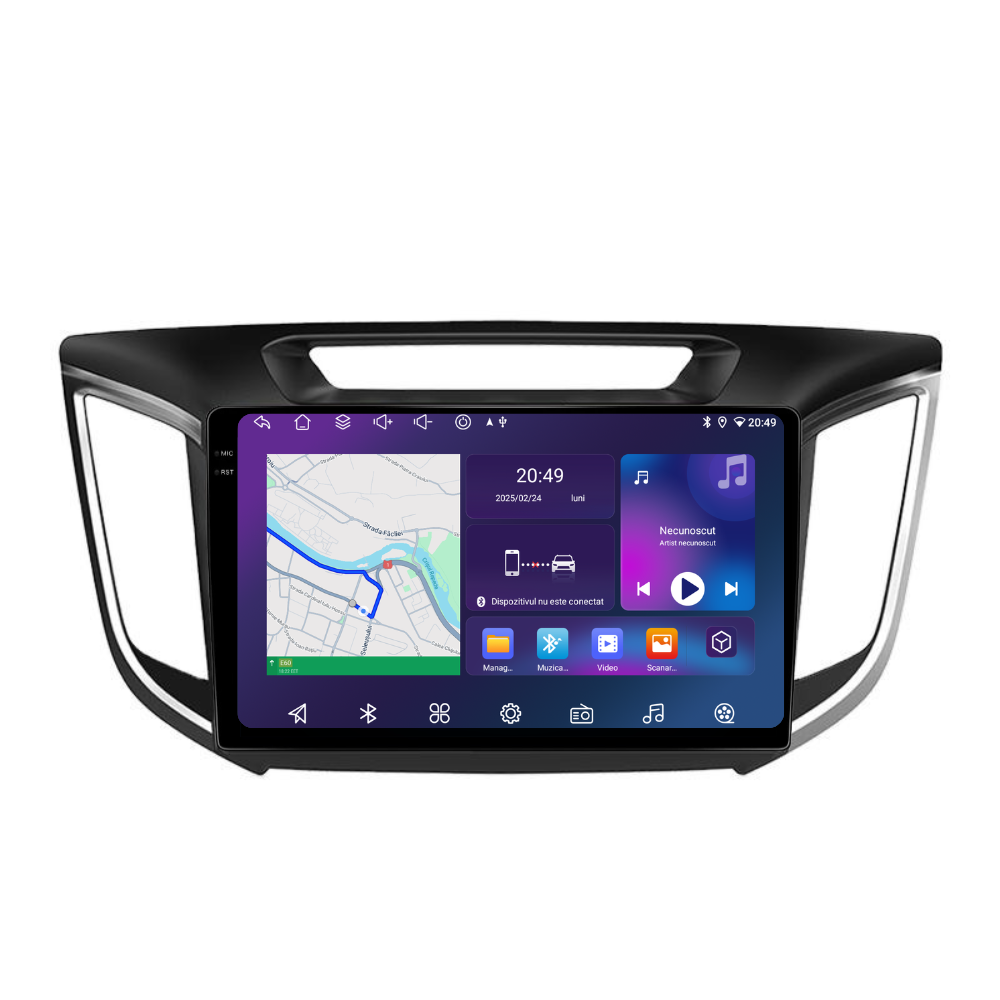 Navigatie Hyundai ix25 (2015-2019), Ecran 9 inch, 6GB RAM 128GB, 8-core