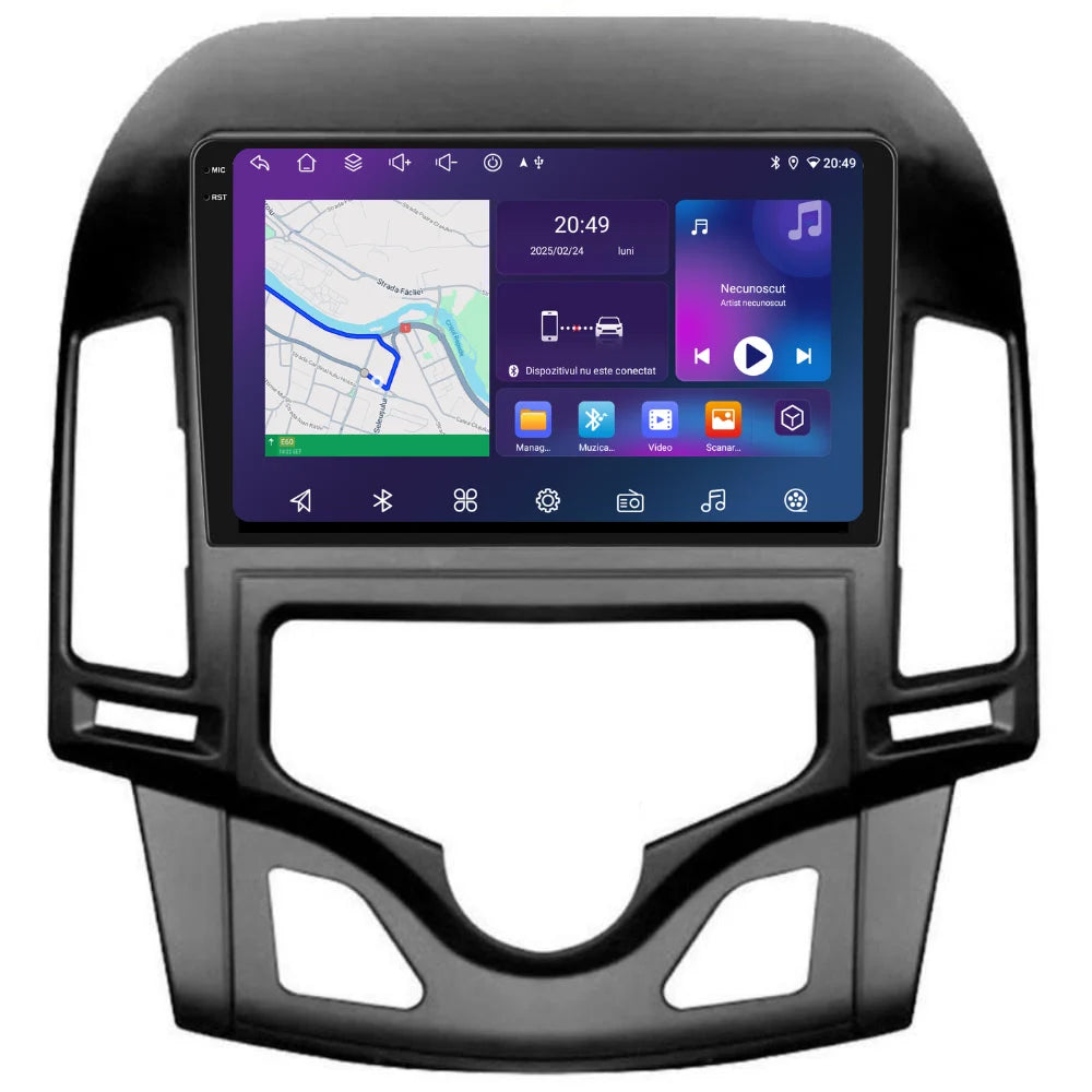 Navigatie Hyundai i30 (2007-2012), Ecran 9 inch, 4GB 64GB, 8-core