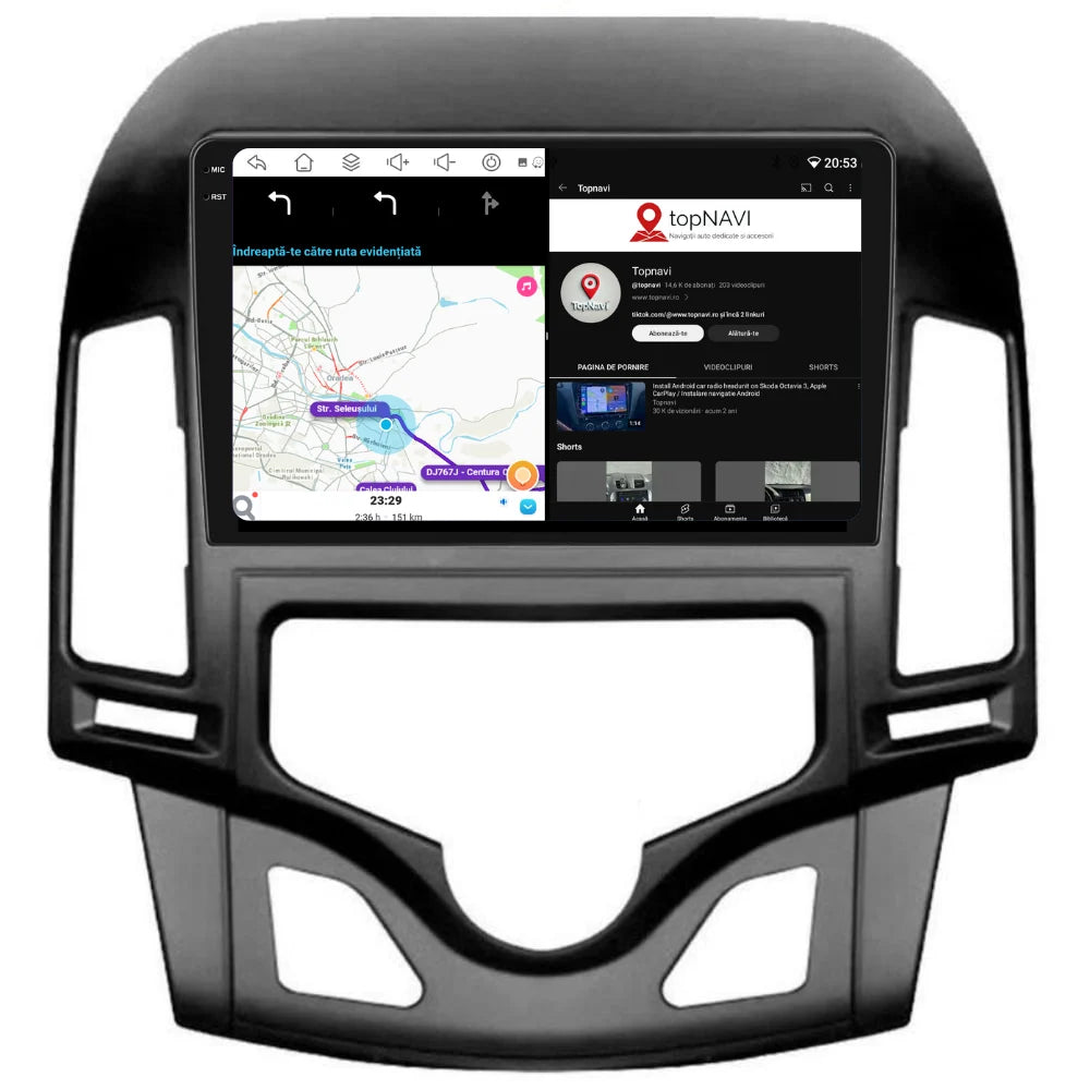 Navigatie Hyundai i30 (2007-2012), Ecran 9 inch, 6GB 128GB, 8-core