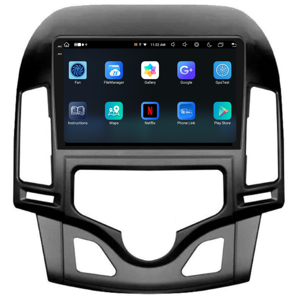 Navigatie Hyundai i30 (2007-2012), Ecran 9 inch, 8GB 256GB, 8-core