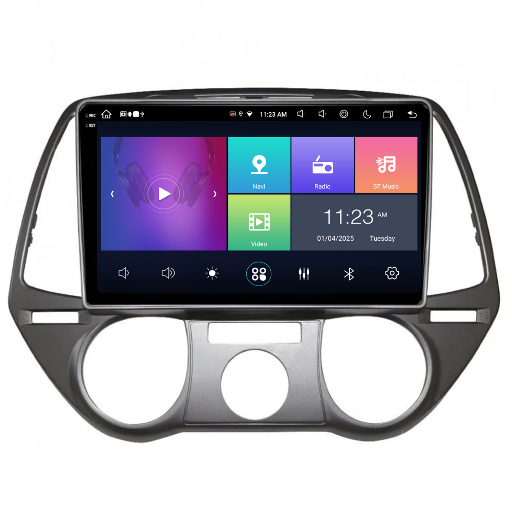 Navigatie Hyundai I20 (2008-2014), Ecran 2K, 4GB RAM 64GB, 8-core