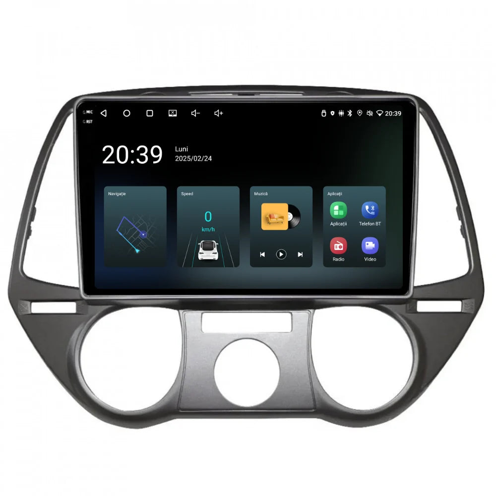 Navigatie Hyundai I20 (2008-2014), Ecran 9 inch, 2GB RAM 32GB