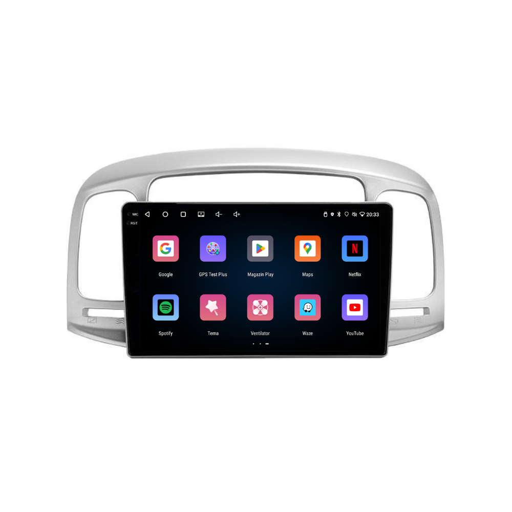 Navigatie Hyundai Accent (2007-2012), Ecran 9 inch, 4GB RAM 64GB, 4-core