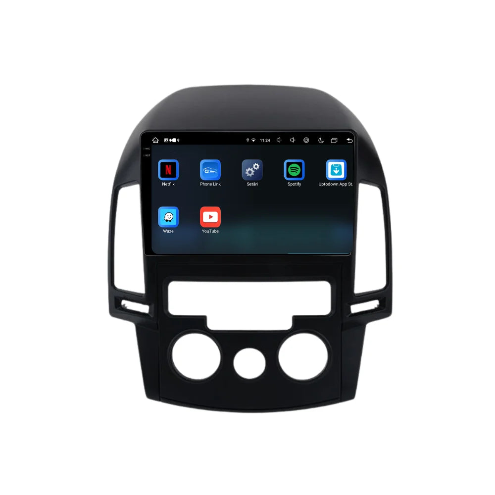 Navigatie Hyundai i30 (2007-2012), Ecran 2K, 8GB 256GB, 8-core, clima manuala