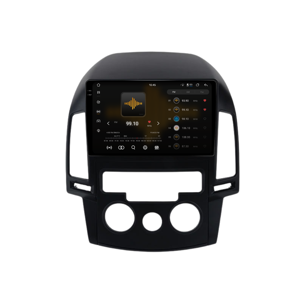 Navigatie Hyundai i30 (2007-2012), Ecran 9 inch 2K, 12GB 256GB, 8-core