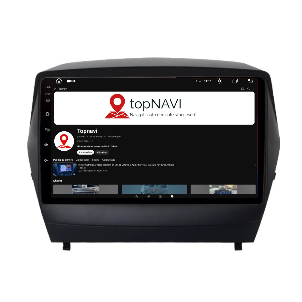 Navigatie Hyundai IX35 (2009-2015), Ecran 10 inch, Carplay Android Auto, Youtube, Waze