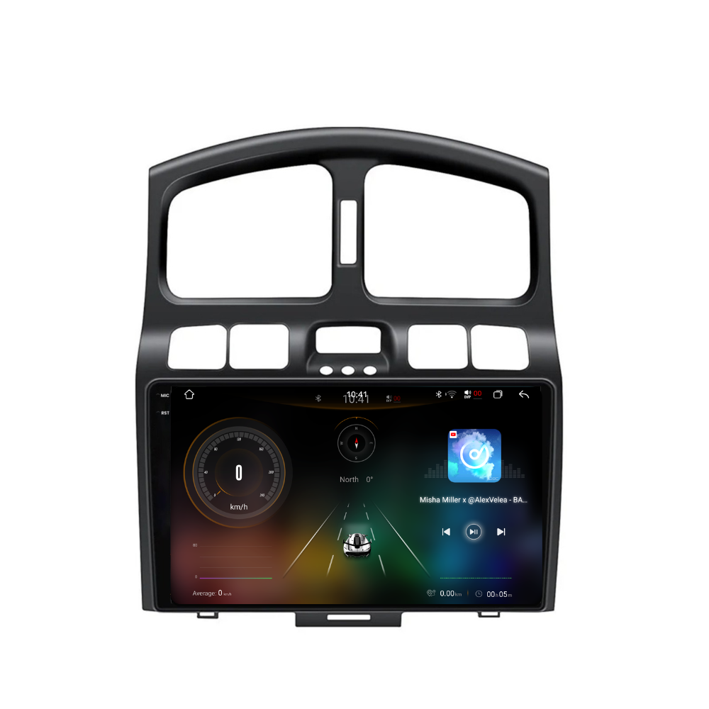 Navigatie Hyundai Santa Fe (2000-2006), Ecran 9 inch 2K, 12GB 256GB, 8-core