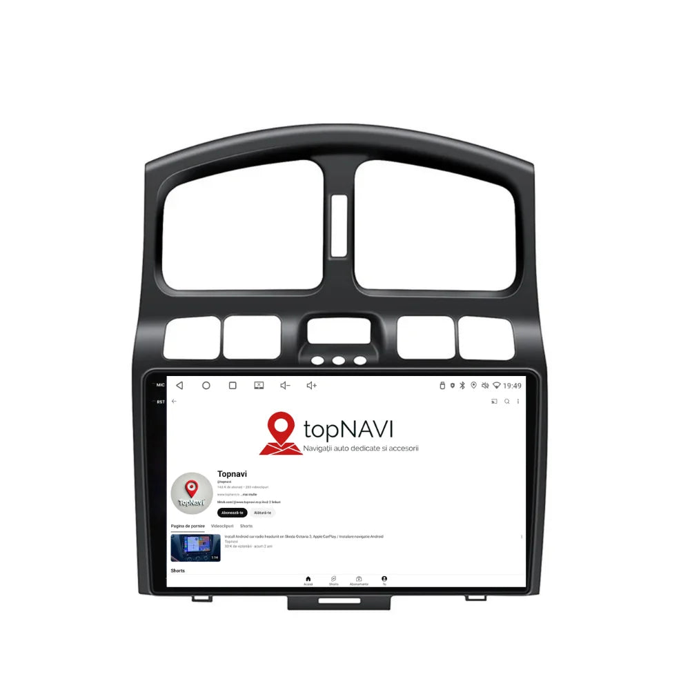 Navigatie Hyundai Santa Fe (2000-2006), Ecran 9 inch 2K, 12GB 256GB, 8-core