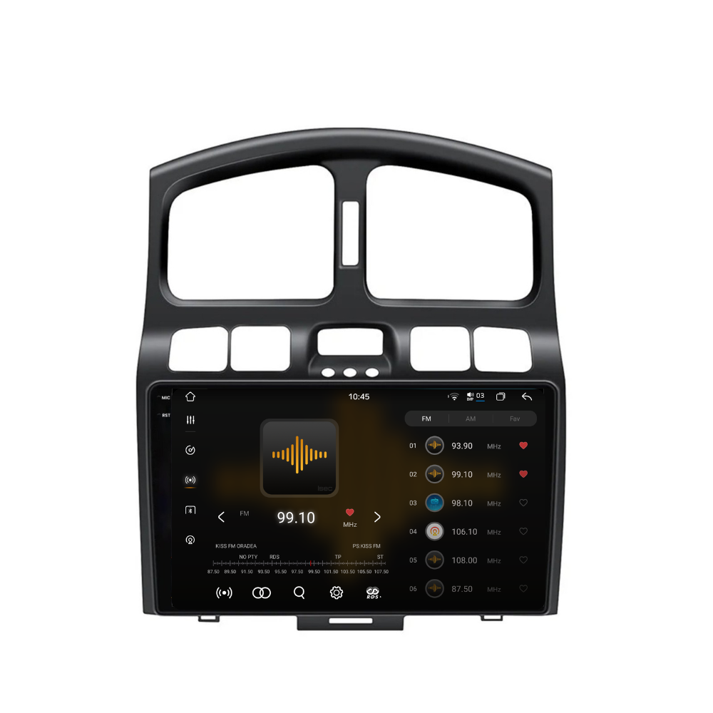 Navigatie Hyundai Santa Fe (2000-2006), Ecran 9 inch 2K, 12GB 256GB, 8-core
