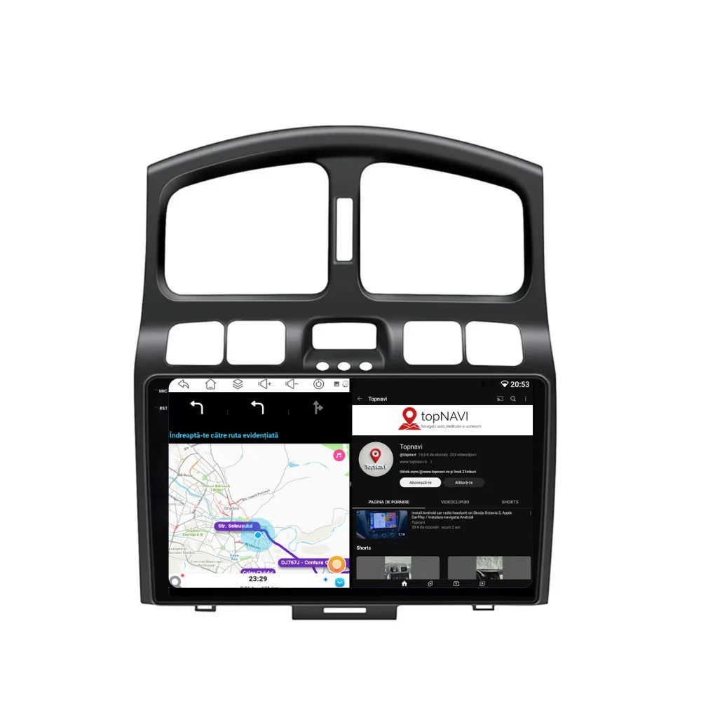 Navigatie Hyundai Santa Fe (2000-2006), Ecran 9 inch, 6GB 128GB, 8-core