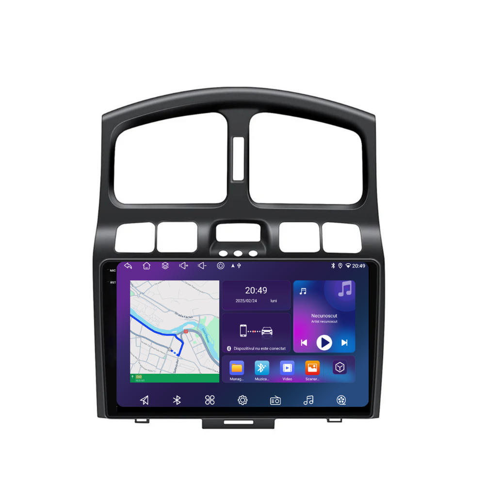 Navigatie Hyundai Santa Fe (2000-2006), Ecran 9 inch, 6GB 128GB, 8-core